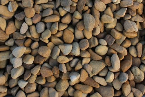 Щебень галтованый желтый (песчаник) фр. 20-40 мм.