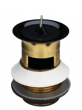 Выпуск VIEGA с пробкой и переливом Хром 1"1/4х60х70