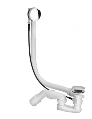 Слив-перелив Simplex хромир. для ванн и глубоких душевых поддонов 40/50x725 VIEGA 595678