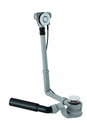 Слив-перелив для ванны Geberit PushControl d52, L 26 см, с декор. комплектом и соед. коленом, хром