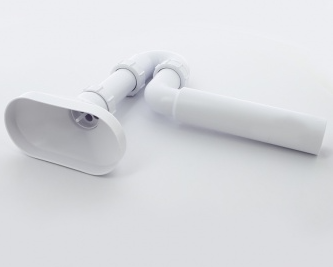 Сифон McAlpine трубный 1 1/2"х40 мм для разрыва потока с приемной воронкой вых. компресс. D=40 мм