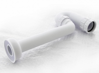 Сифон McAlpine трубный 1 1/2"х40 мм без выпуска с отв. трубой D40 мм, с отражателем выход D=40 мм