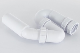 Сифон McAlpine трубный 1 1/2"х40 мм без выпуска с отв. отводной трубой D40/50 мм выход D=40/50мм