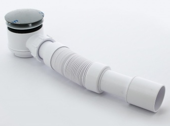 Сифон McAlpine бутылочный для поддона 50-75 мм с выпуском высота трапа 65 мм выход D=40/50 мм