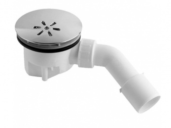 Сифон Tempoplex для душевого поддона с отводом 45 град. VIEGA 120х40/50 364786