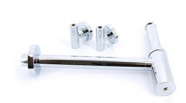 Сифон бутылочный Eleganta1 с горизонтальным отводом хромированный VIEGA 1"1/4х32 492489