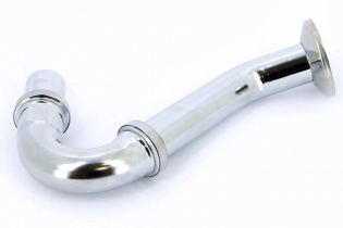 Сифон трубный для биде c горизонтальным отводом хромированный VIEGA