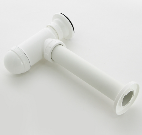 Сифон Alcaplast бутылочный для раковины 1 1/4" x 40 мм с нерж. peшeткой DN63 пластик белый