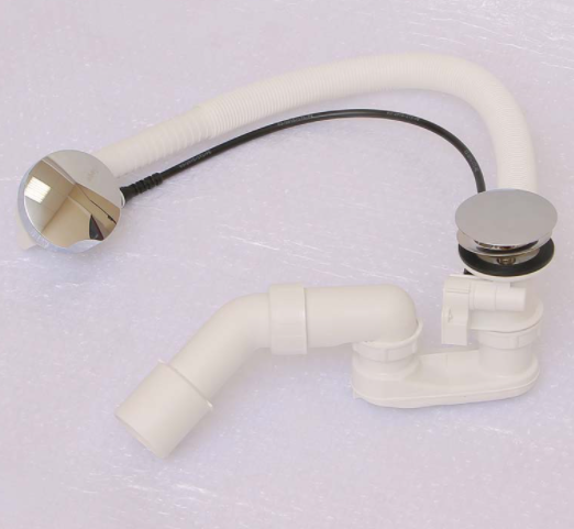 Слив-перелив Simplex автомат с сифоном и отводом 45 град. для стандартных ванн VIEGA 40/50мм