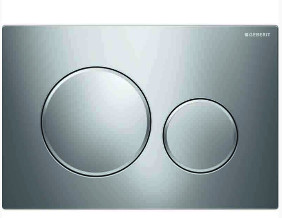 Кнопка смыва Geberit Sigma20 хром, матовый хром