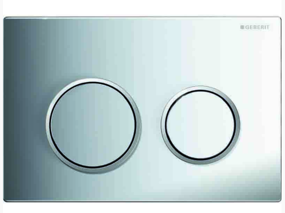 Кнопка смыва Geberit Omega20 хром, матовый хром