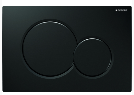 Кнопка смыва Geberit Sigma01 черный RAL 9005
