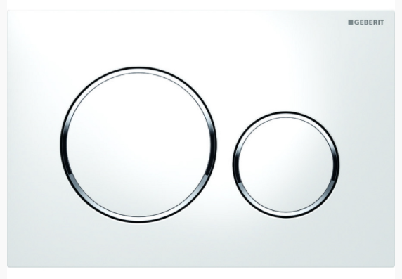 Кнопка смыва Geberit Sigma20 белый, хром