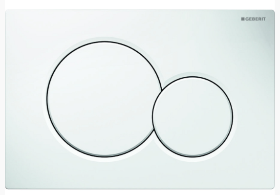 Кнопка смыва Geberit Sigma01 Alpine белый