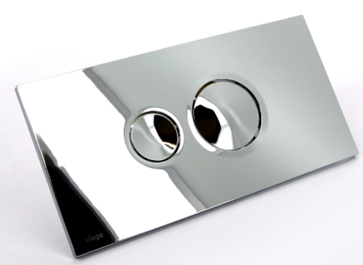 Кнопка смыва Visign for Style10 хром Viega пластик