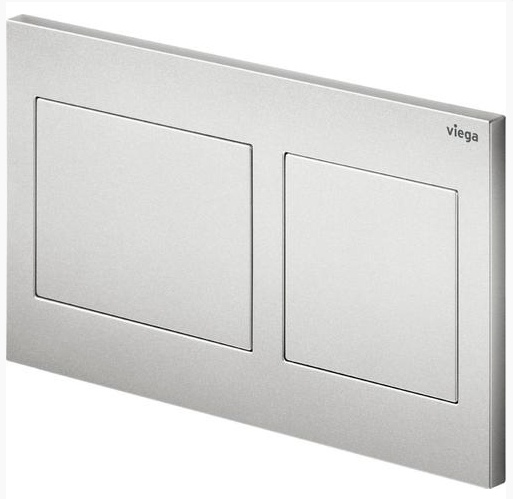 Кнопка смыва Prevista Visign for Style 21 для смывных бачков Viega пластик матовый хром