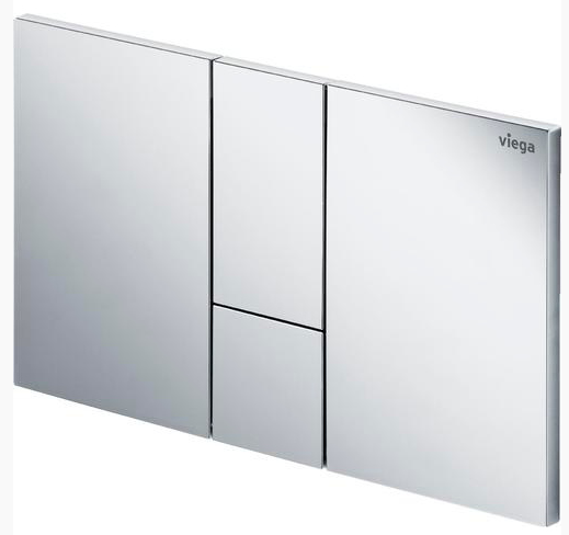 Кнопка смыва Prevista Visign for Style 24 хром для смывных бачков Viega пластик