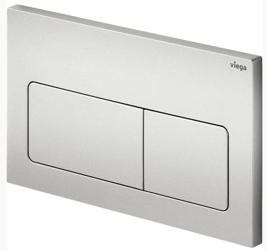 Кнопка смыва Prevista Visign for Life 5 матовый хром для смывных бачков Viega пластик