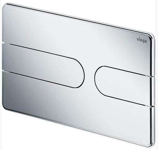 Кнопка смыва Prevista Visign for Style 23 хром для смывных бачков Viega пластик