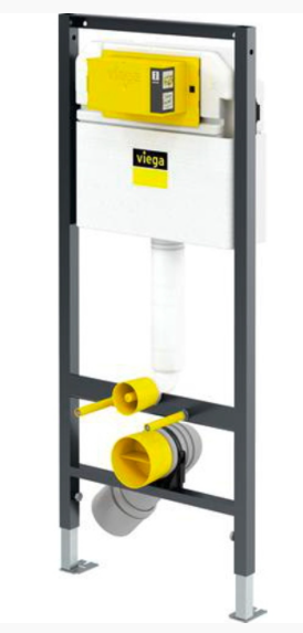 Модуль Prevista Dry для подвесного унитаза 112 см Viega для проектов (не для Prevista Dry Plus!)