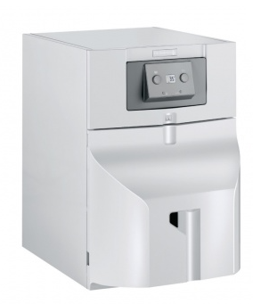 Котел напольный чугунный De Dietrich NEOVO одноконтурный EF 22 газовый/жидкотопливный, 22,4 кВт наддувный (без панели управления) открытая камера сгорания