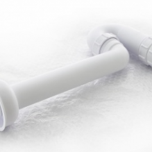 Сифон McAlpine трубный 1 1/2"х40 мм без выпуска с отв. трубой D40 мм, с отражателем выход D=40 мм