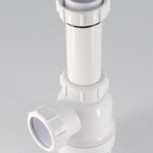 Сифон McAlpine бутылочный 1 1/2"х40 мм без выпуска выход компрессионный D=40 мм