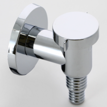 Сифон Alcaplast для стиральной машины наружный пластик хром