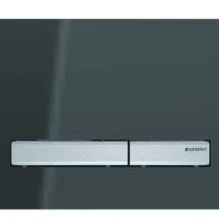 Кнопка смыва Geberit Sigma50 cтекло зеркальное дымчатое