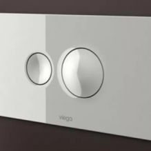 Кнопка смыва Visign for Style10 белая Viega пластик