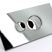 Кнопка смыва Visign for Style10 хром Viega пластик