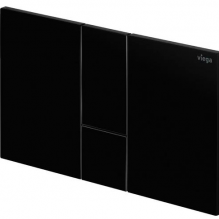 Кнопка смыва Prevista Visign for Style 24 насыщенный черный для смывных бачков Viega пластик