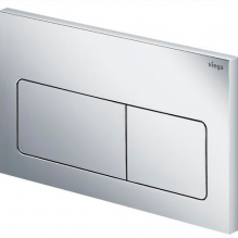 Кнопка смыва Prevista Visign for Life 5 хром для смывных бачков Viega пластик