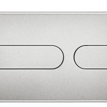 Кнопка смыва Prevista Visign for Style 23 нержавеющая сталь для смывных бачков Viega пластик