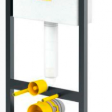 Модуль Prevista Dry для подвесного унитаза 112 см Viega хром 771973 + 678630 + 773717, не для P Dry Plus!