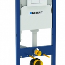 Модуль Geberit Duofix для подвесного унитаза, 112 см, с бачком Delta 12 см, клавиша Delta51, хром