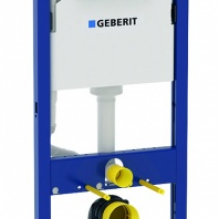 Модуль Geberit Duofix для подвесного унитаза, 112 см, с бачком Delta 12 см, клавиша Delta21 хром